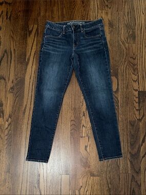 American Eagle Outfitters Women's Dark Indigo Skinny Jeans